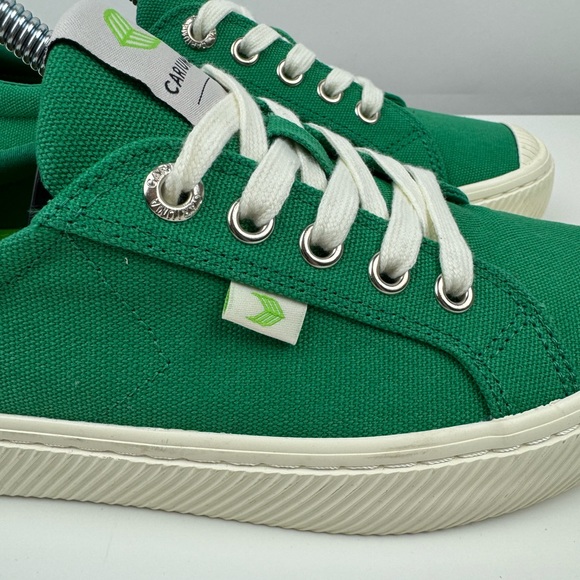 Cariuma Unisex Sneakers - Canvas OCA Low Top Shoes Green WM 7.5/MN 6.5 NWOB - Picture 2 of 11